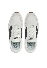 New Balance Sneakersy U370CA Beżowy. Kolor: beżowy. Materiał: skóra, zamsz #4