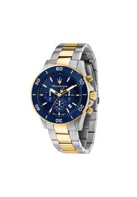 Maserati Zegarek Competizione Diver R8873600006 Srebrny. Kolor: srebrny