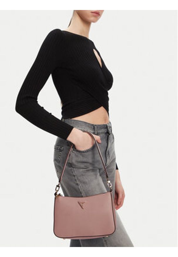 Guess Torebka HWEZG9 52317 Różowy. Kolor: różowy. Materiał: skórzane