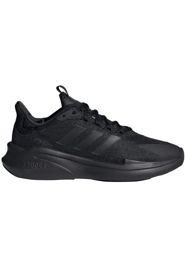 Adidas - Buty adidas AlphaEdge + W IF7284 czarne. Zapięcie: sznurówki. Kolor: czarny. Materiał: materiał, syntetyk, guma. Szerokość cholewki: normalna. Sport: fitness