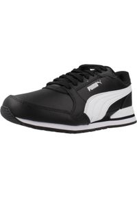 Puma - Buty na co dzień młodzieżowe PUMA ST RUNNER V3 L JR skóra. Okazja: na co dzień. Kolor: czarny. Materiał: guma, skóra, tkanina, materiał, syntetyk
