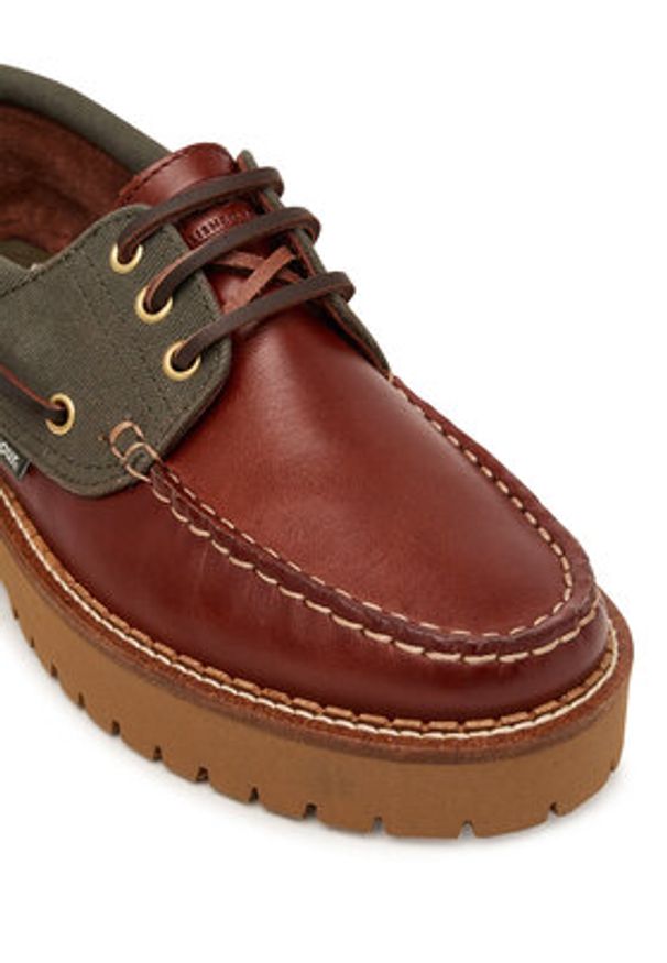 Barbour Półbuty Darras LFO0798BR71 Brązowy. Kolor: brązowy. Materiał: skóra
