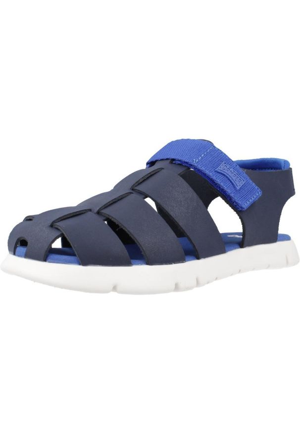 Camper - Sandały CAMPER ORUGA SANDAL KIDS Niebieski. Kolor: niebieski. Materiał: skóra, syntetyk
