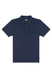Wrangler - WRANGLER POLOSHIRT MĘSKI T-SHIRT KOSZULKA NAVY W7X7K4114 112320563