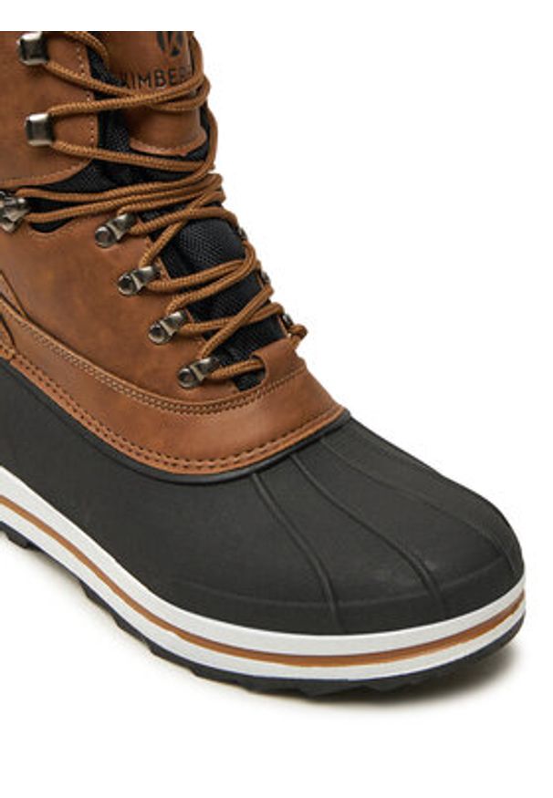 Kimberfeel Śniegowce Oliver Brązowy. Kolor: brązowy. Materiał: skóra