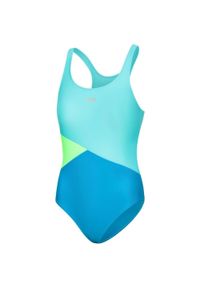 Aqua Speed - Strój jednoczęściowy pływacki dla dzieci POLA. Kolor: wielokolorowy, zielony, turkusowy, niebieski