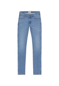 Wrangler - WRANGLER BRYSON MĘSKIE SPODNIE JEANSOWE HALT W14XHN310. Okazja: na co dzień. Stan: obniżony. Wzór: ze splotem. Styl: klasyczny, rockowy, casual, elegancki #2