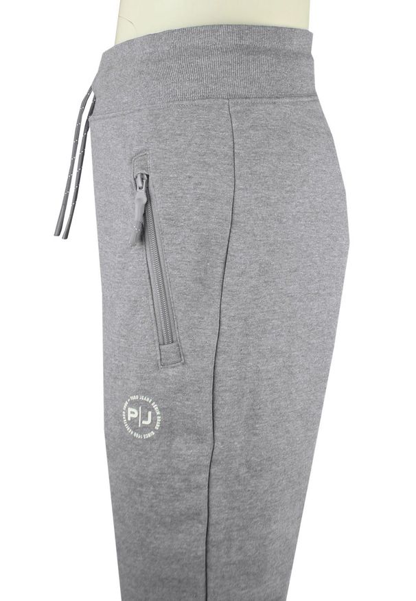 Dresowe Spodnie, Męskie - Pako Jeans - Szare. Kolor: szary. Materiał: bawełna, wiskoza. Styl: sportowy