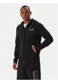 EA7 Emporio Armani Bluza 7M001314 AF13512 Czarny Regular Fit. Kolor: czarny. Materiał: bawełna #1