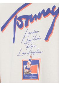 Tommy Jeans T-Shirt Faded Graphic DM0DM20768 Biały Relaxed Fit. Kolor: biały. Materiał: bawełna