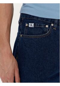 Calvin Klein Jeans Szorty jeansowe J30J324870 Niebieski Regular Fit. Kolor: niebieski. Materiał: bawełna