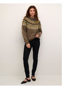 Culture Sweter Cuthurid 50109676 Brązowy Relaxed Fit. Kolor: brązowy. Materiał: syntetyk #2