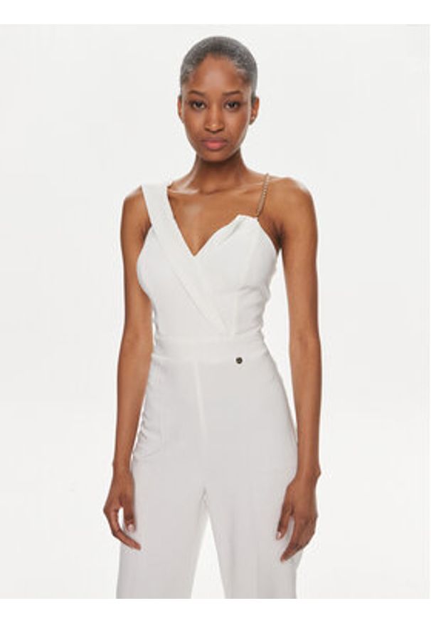 Rinascimento Kombinezon CFC0019369002 Biały Regular Fit. Kolor: biały. Materiał: syntetyk