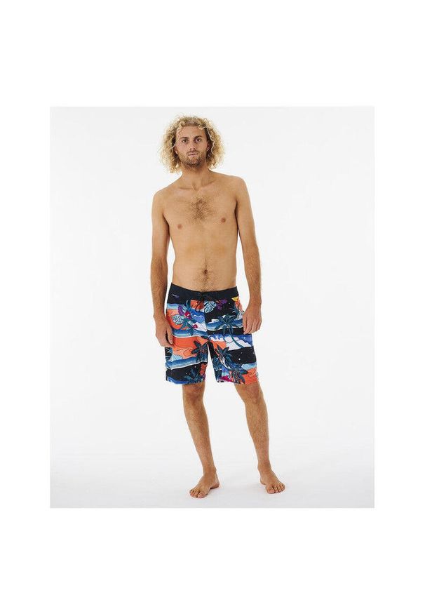 Rip Curl - Boardshorty RIP CURL Mirage Postcards czarny. Okazja: na plażę. Kolor: czarny. Styl: elegancki