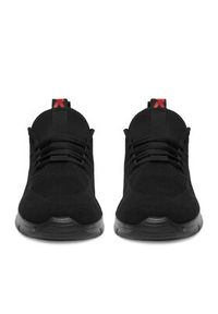 Rieker Sneakersy CEO-B7376-00 Czarny. Kolor: czarny. Materiał: materiał #2