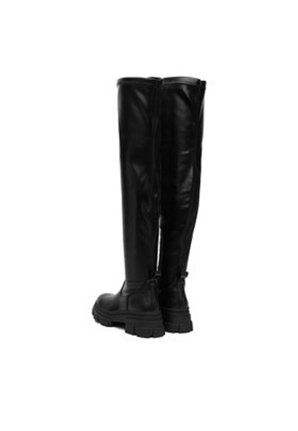 DeeZee Kozaki 1653 Czarny. Kolor: czarny. Materiał: materiał, syntetyk