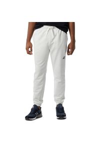 Spodnie New Balance MP23504SAH - szare. Kolor: szary. Materiał: dresówka, bawełna, poliester #1