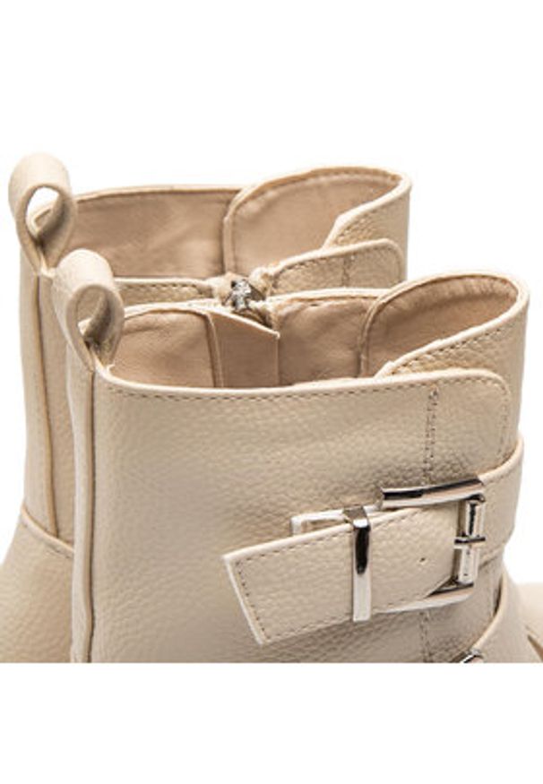 DeeZee Trapery ZAL13202-4 Beżowy. Kolor: beżowy. Materiał: skóra