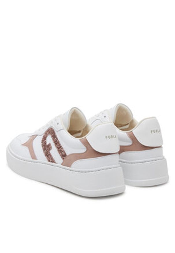 Furla Sneakersy YI07SPT BX3901 3753S Różowy. Kolor: różowy. Materiał: skóra