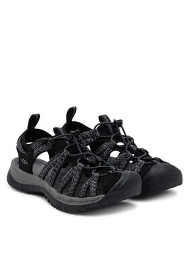 keen - Keen Sandały Whisper W 1028815 Czarny. Kolor: czarny. Materiał: materiał