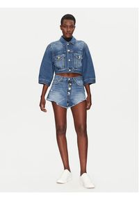 ViCOLO Szorty jeansowe DD5215 Granatowy Regular Fit. Kolor: niebieski. Materiał: bawełna