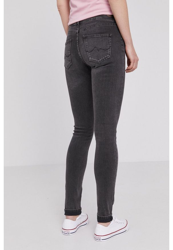 Pepe Jeans - Jeansy Pixie. Kolor: szary
