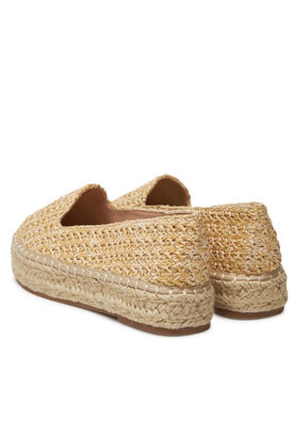 DeeZee Espadryle ZYLS129 Beżowy. Kolor: beżowy. Materiał: materiał