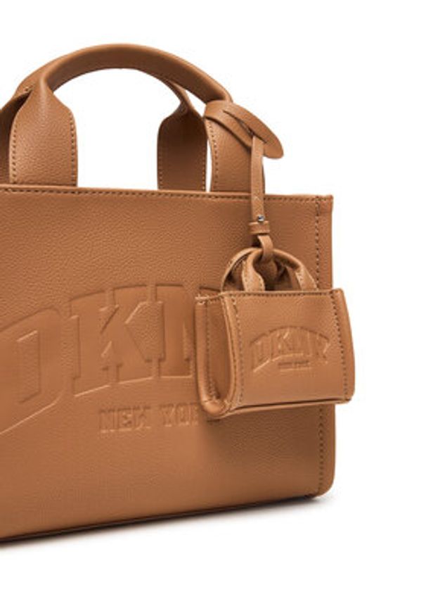 DKNY Torebka R53AAC80 Brązowy. Kolor: brązowy. Materiał: skórzane