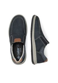 Rieker Półbuty 17360-15 Granatowy. Kolor: niebieski. Materiał: nubuk, skóra #6