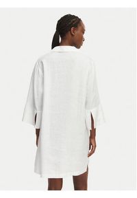 GANT - Gant Sukienka letnia 4503508 Biały Relaxed Fit. Kolor: biały. Materiał: len. Sezon: lato #2