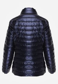 Renee - Granatowa Pikowana Kurtka Zasuwana Blaia. Typ kołnierza: bez kaptura. Kolor: niebieski #5