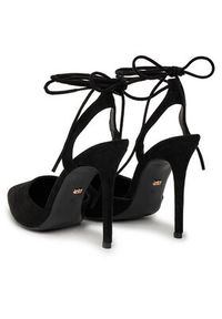 DeeZee Szpilki AB-1439-1 Czarny. Kolor: czarny. Materiał: materiał. Obcas: na szpilce #8