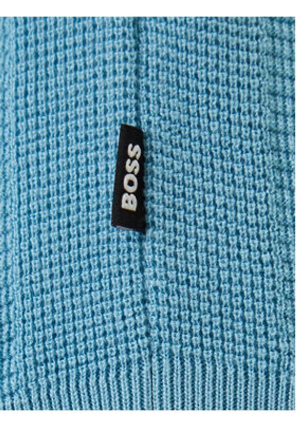 BOSS Polo H-Iannotti 50543148 Niebieski Regular Fit. Typ kołnierza: polo. Kolor: niebieski. Materiał: bawełna