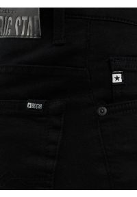 Big-Star - Jeansy męskie skinny czarne Jeffray 915. Kolor: czarny. Wzór: gładki #5