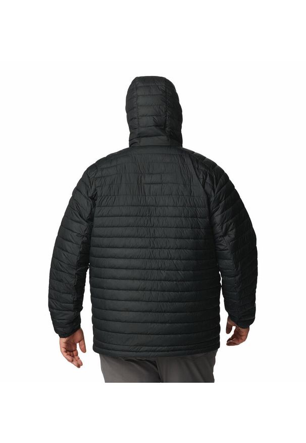 columbia - Kurtka Puchowa Męska Columbia Silver Falls Hooded Jacket. Kolor: czarny. Materiał: poliester. Sport: turystyka piesza