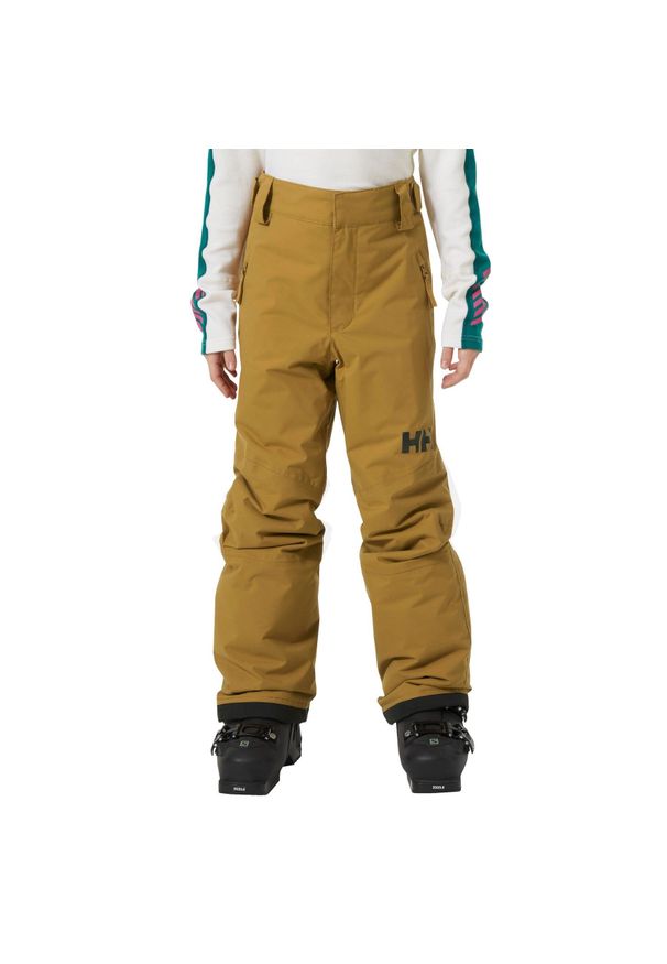 Dziecięce spodnie narciarskie Helly Hansen Legendary. Kolor: brązowy. Sezon: zima. Sport: narciarstwo