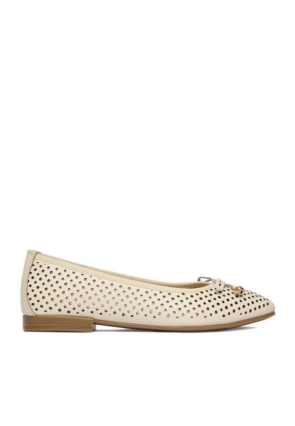 Lasocki Baleriny CEO-RST-ROMI-80 Beżowy. Kolor: beżowy. Materiał: skóra