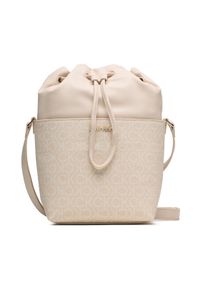 Calvin Klein Torebka Must Bucket Bag Sm Mono K60K609390 Écru. Materiał: skórzane