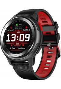 Smartwatch Roneberg RT68 Czarno-czerwony (RT68 BR). Rodzaj zegarka: smartwatch. Kolor: wielokolorowy, czarny, czerwony #1