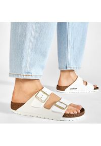 Birkenstock Klapki Arizona 1005294 Biały. Kolor: biały. Materiał: syntetyk, skóra #8