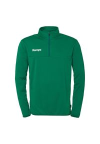 KEMPA - Bluza treningowa z zamkiem błyskawicznym 1/4 Kempa. Kolor: czarny, biały, zielony, wielokolorowy. Sport: piłka ręczna