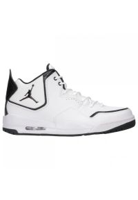 Buty Nike Jordan Courtside 23 M AR1000-100 białe. Okazja: na co dzień. Kolor: biały. Materiał: skóra, syntetyk, materiał. Szerokość cholewki: normalna