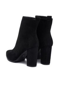 DeeZee Botki E-5133-6 Czarny. Kolor: czarny. Materiał: materiał #7