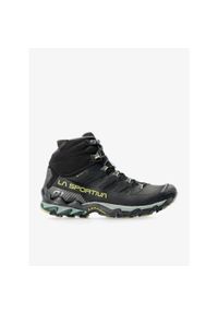 LA SPORTIVA - Buty turystyczne męskie La Sportiva Ultra Raptor II Mid Leather GTX. Wysokość cholewki: za kostkę. Kolor: czarny. Materiał: skóra, materiał. Szerokość cholewki: normalna