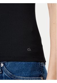 Calvin Klein Top K20K208246 Czarny Slim Fit. Kolor: czarny