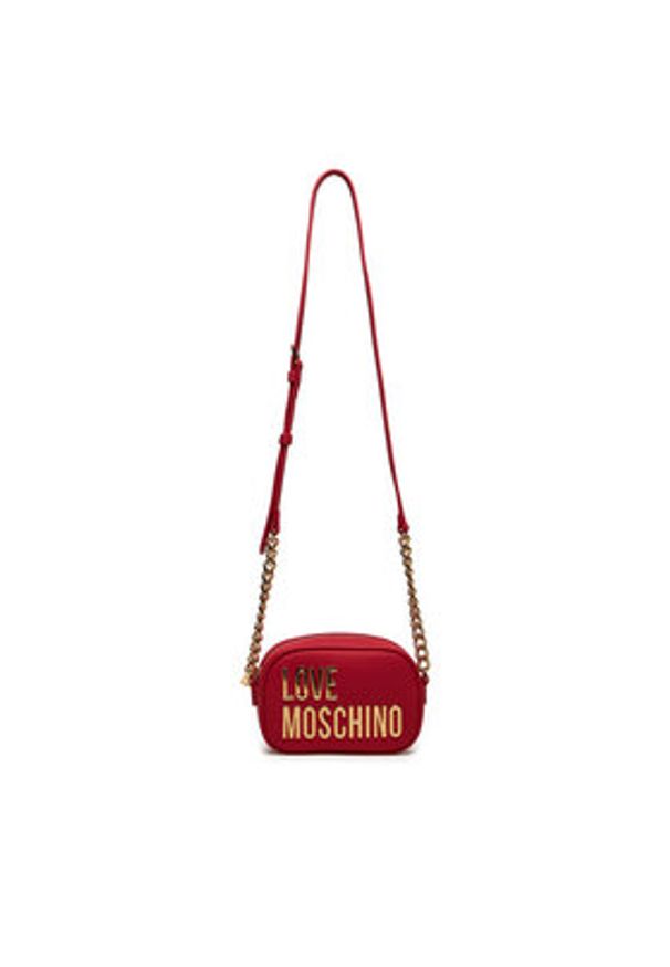 Love Moschino - LOVE MOSCHINO Torebka JC4026PP1LKD0500 Czerwony. Kolor: czerwony. Materiał: skórzane