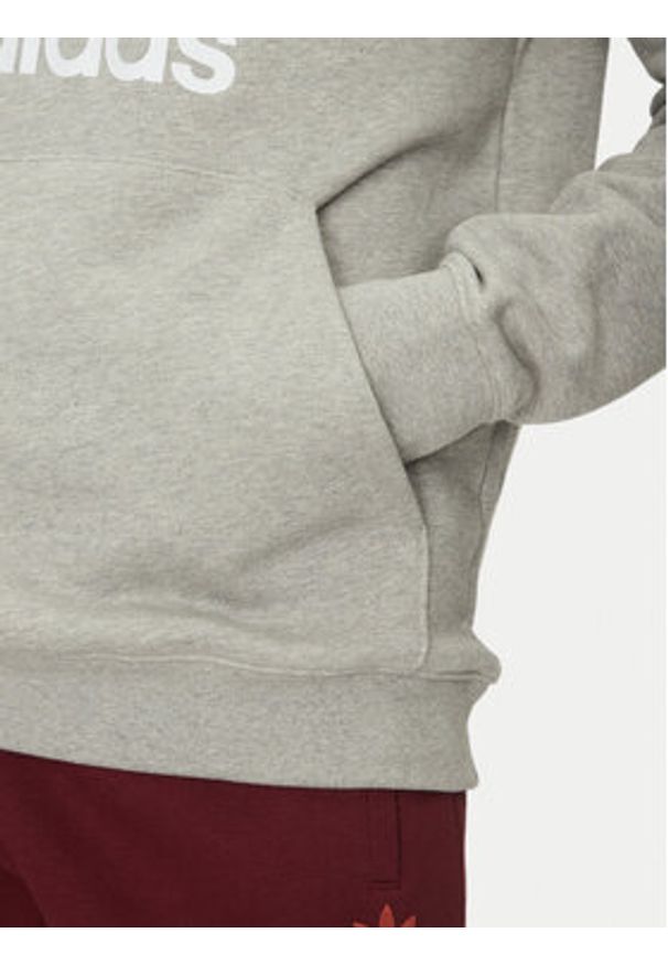 Adidas - adidas Bluza adicolor Classic Trefoil IM4490 Szary Regular Fit. Kolor: szary. Materiał: bawełna