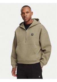 Hugo - HUGO Bluza Dabinhood 50563019 Beżowy Oversize. Kolor: beżowy. Materiał: syntetyk #1