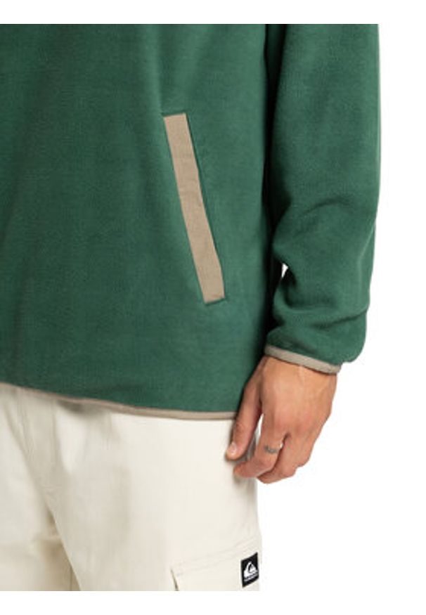 Quiksilver Polar No Destination EQYPF03072 Zielony Regular Fit. Kolor: zielony. Materiał: syntetyk
