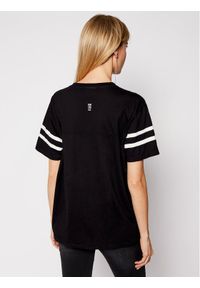 One Teaspoon T-Shirt Sports Stripe Tee 23899 Czarny Boyfriend Fit. Kolor: czarny. Materiał: bawełna #2